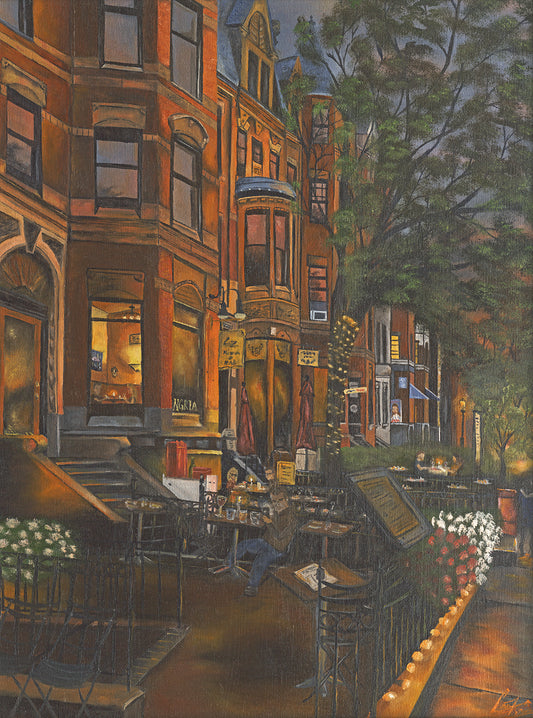 Newbury Street Canvas Print