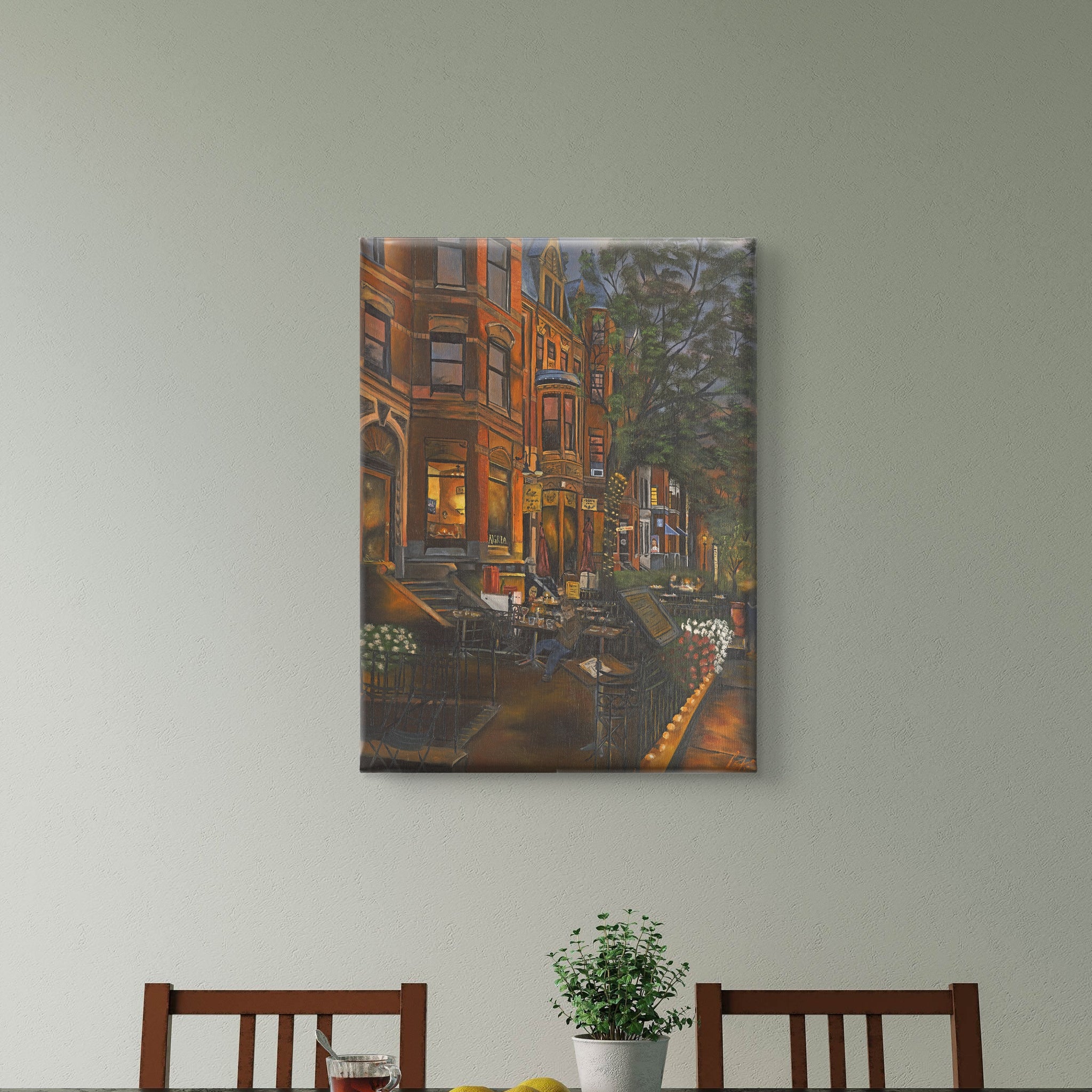 Newbury Street Canvas Print