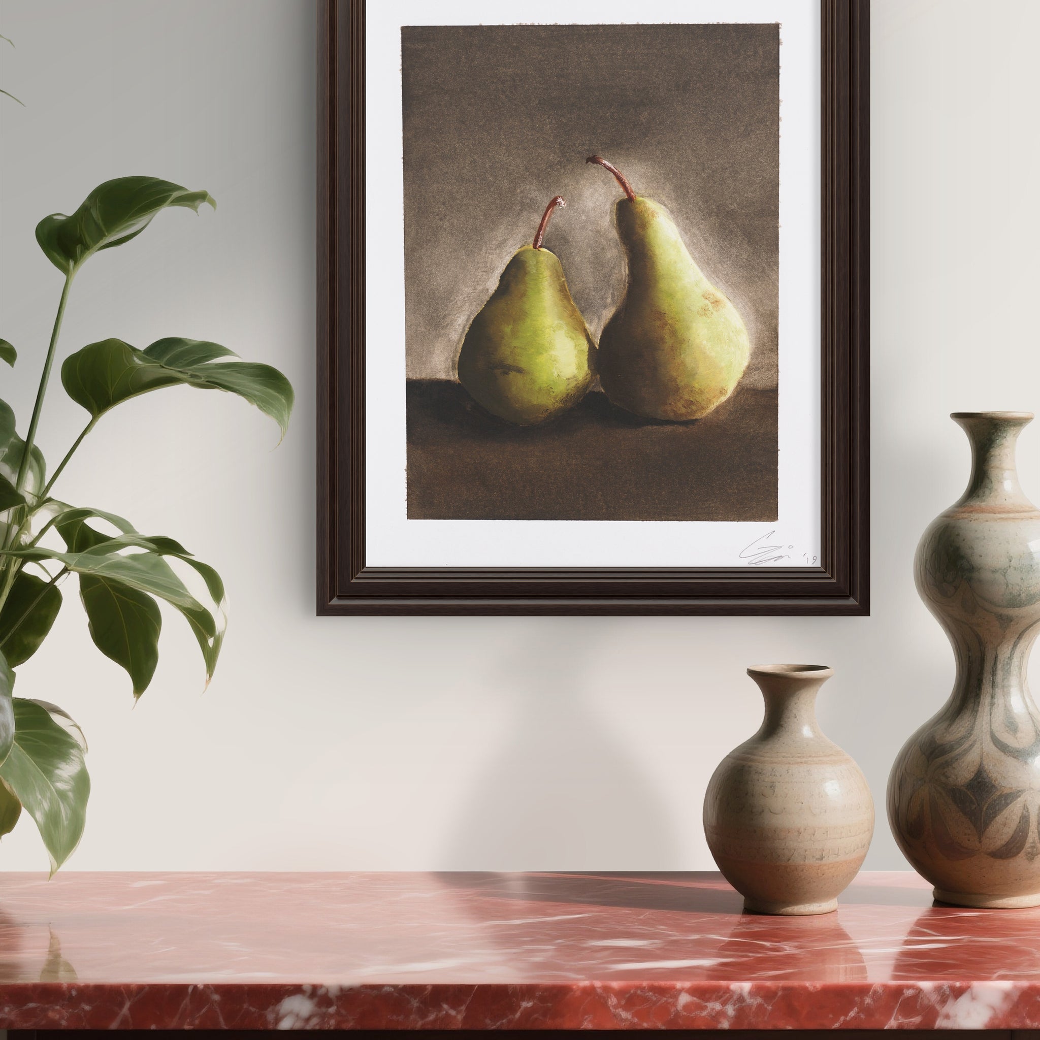 Pair Of Pears Fine Art Print