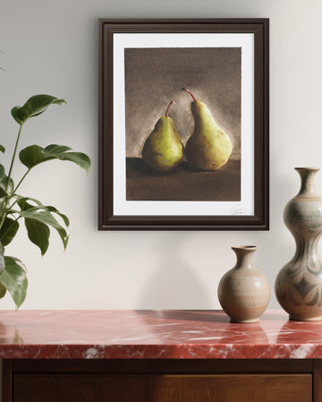 Pair Of Pears Fine Art Print