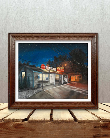 Pops Clam Shell Fine Art Print