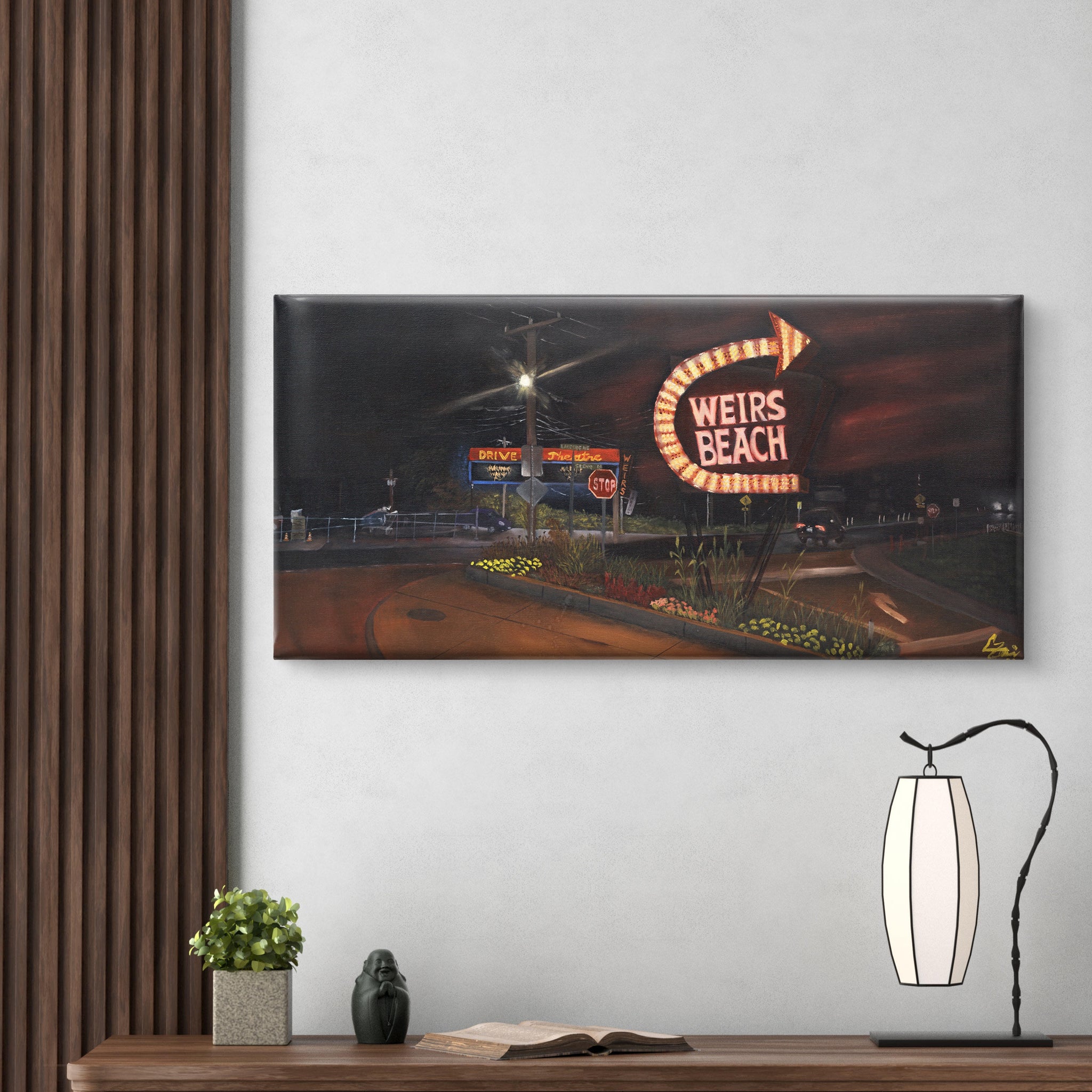 Weirs Beach Canvas Print